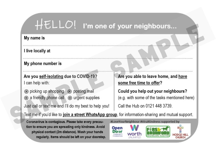 #ViralKindness flyer v2 p1 - SAMPLE